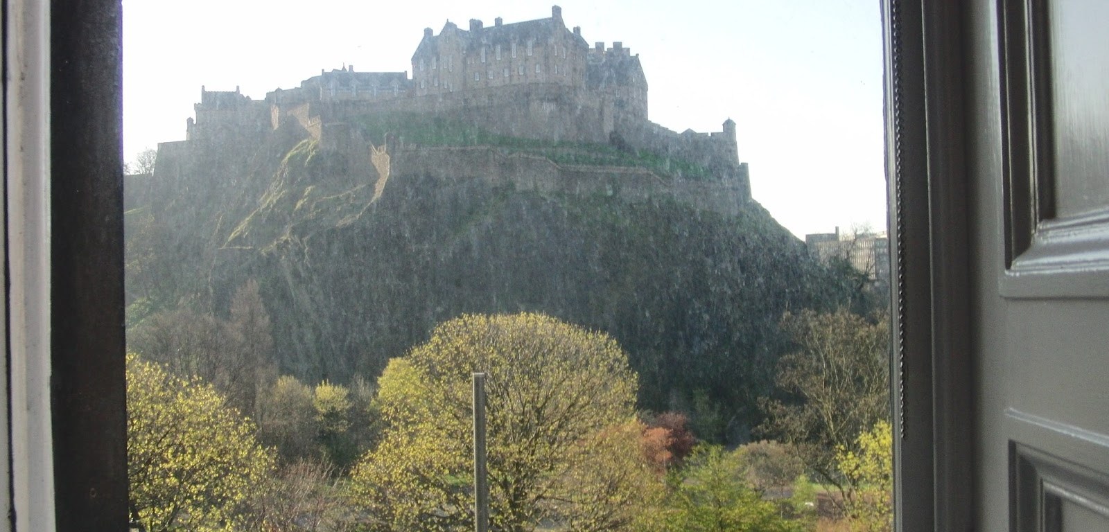 View from Easyhotel Edinburgh