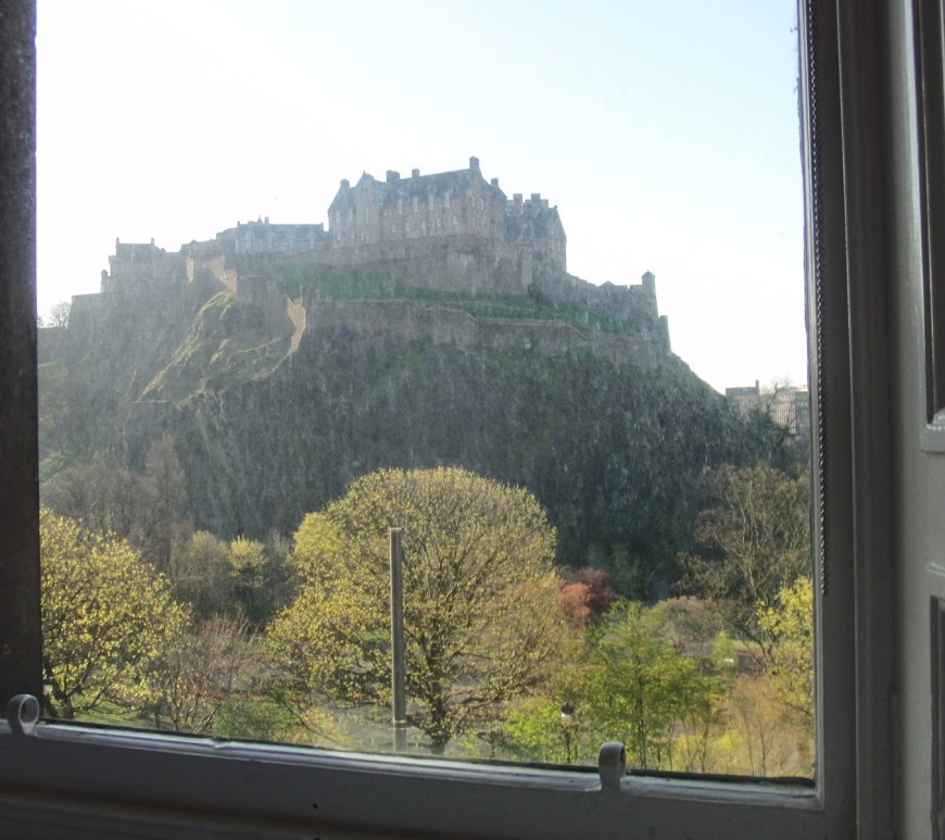 View from Easyhotel Edinburgh