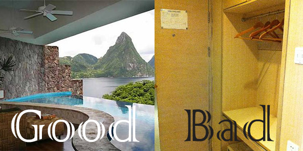 Good vs Bad by www.webcoursesagency.com